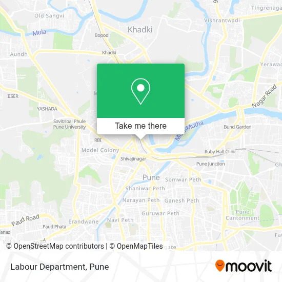 Labour Department map