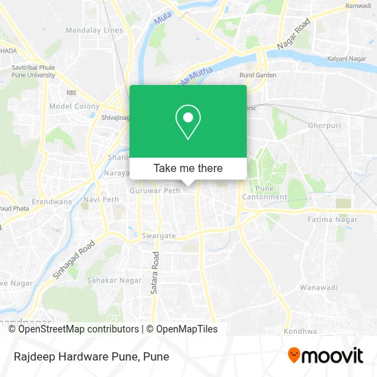 Rajdeep Hardware Pune map