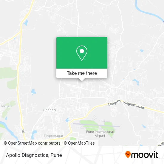 Apollo Diagnostics map