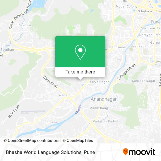 Bhasha World Language Solutions map