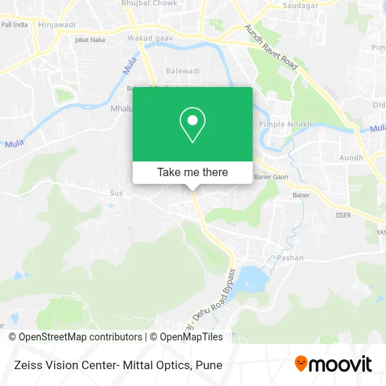 Zeiss Vision Center- Mittal Optics map