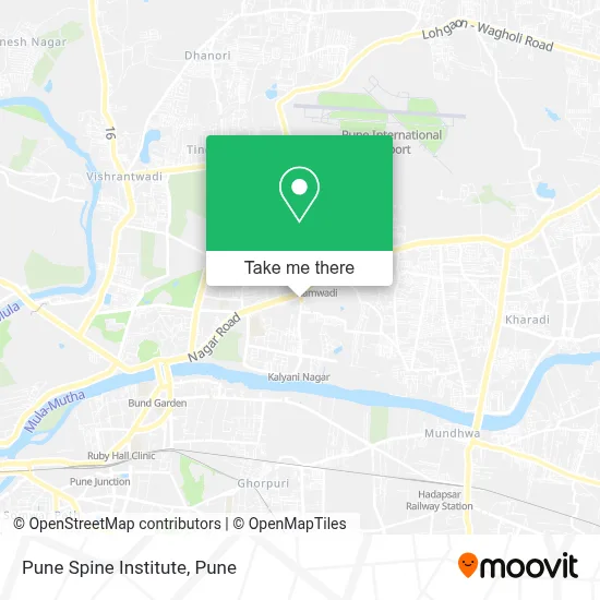 Pune Spine Institute map