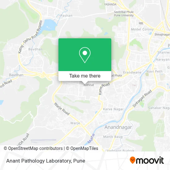 Anant Pathology Laboratory map