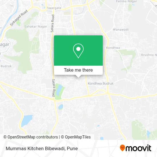 Mummas Kitchen Bibewadi map