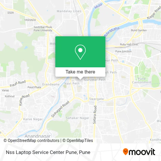 Nss Laptop Service Center Pune map