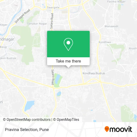 Pravina Selection map