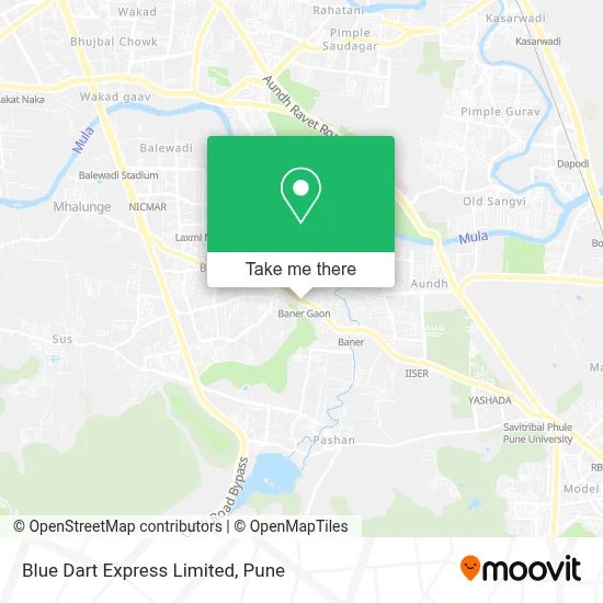 Blue Dart Express Limited map