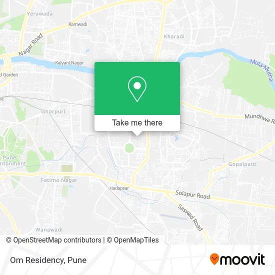 Om Residency map