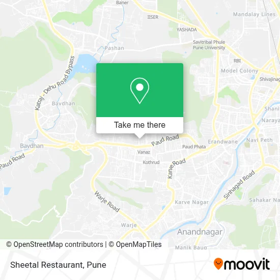 Sheetal Restaurant map