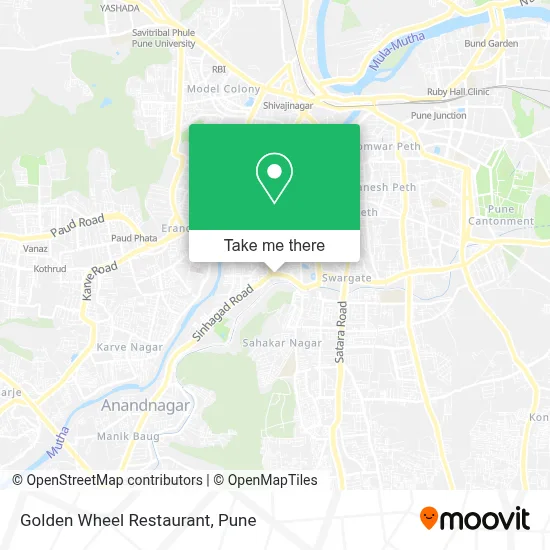 Golden Wheel Restaurant map