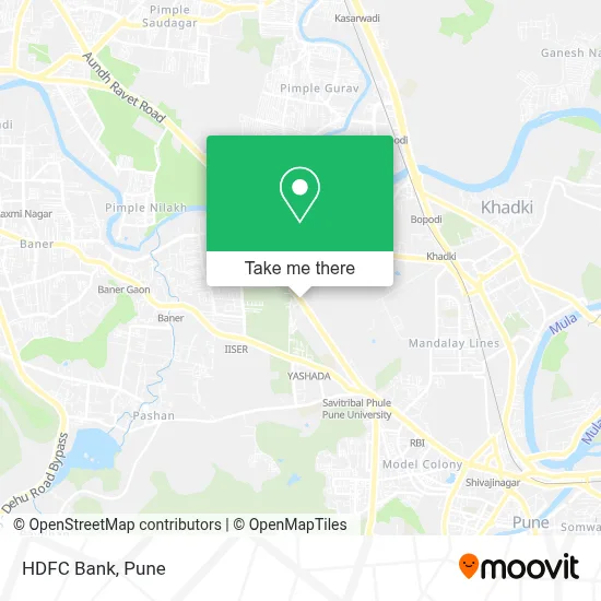 HDFC Bank map