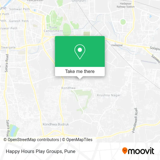 Happy Hours Play Groups map