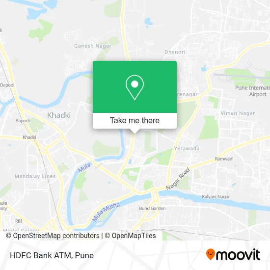 HDFC Bank Atm map