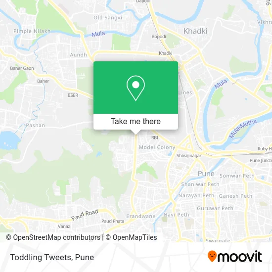 Toddling Tweets map