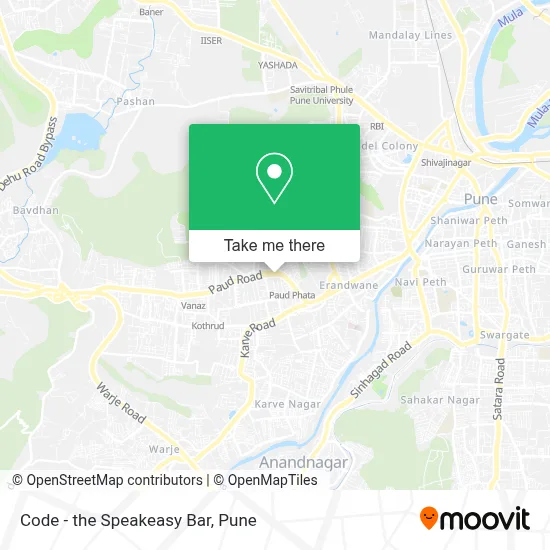Code - the Speakeasy Bar map