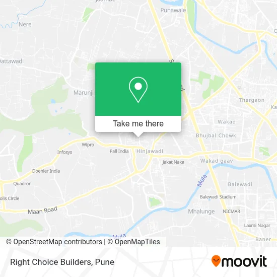 Right Choice Builders map