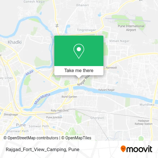 Rajgad_Fort_View_Camping map