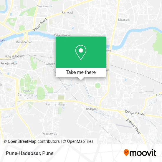 Pune-Hadapsar map