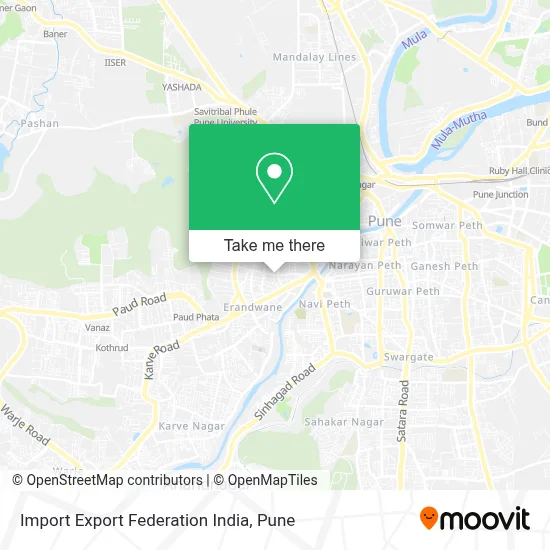 Import Export Federation India map