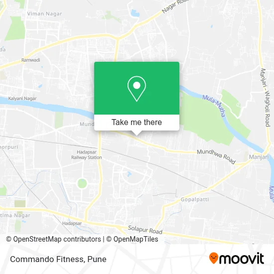 Commando Fitness map