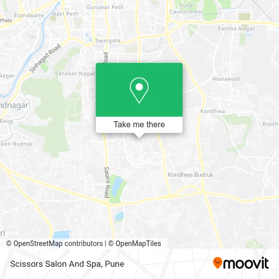 Scissors Salon And Spa map