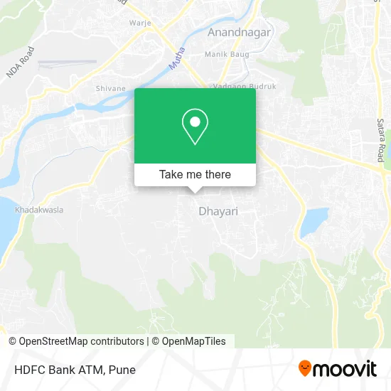 HDFC Bank Atm map