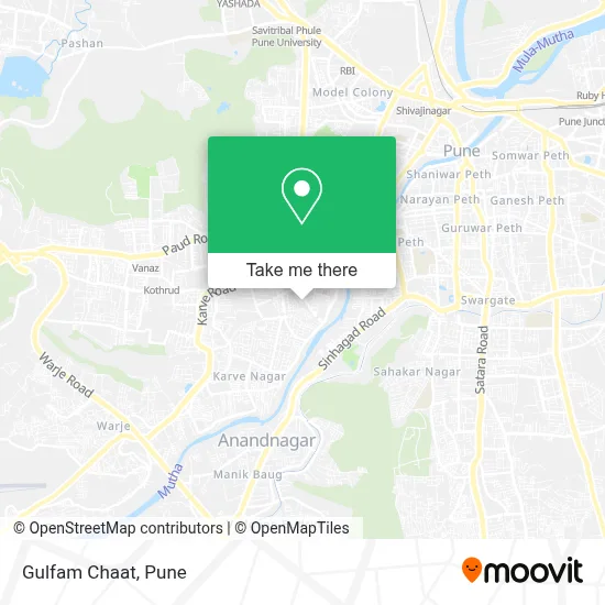 Gulfam Chaat map