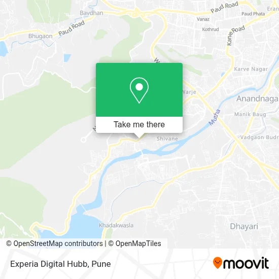 Experia Digital Hubb map