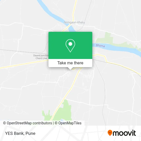 YES Bank map