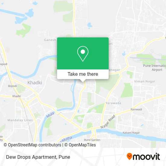 Dew Drops Apartment map