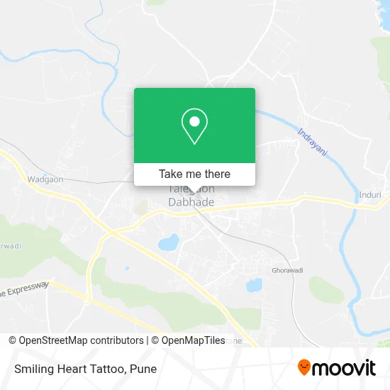 Smiling Heart Tattoo map