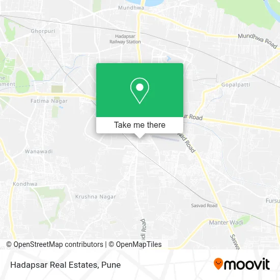 Hadapsar Real Estates map