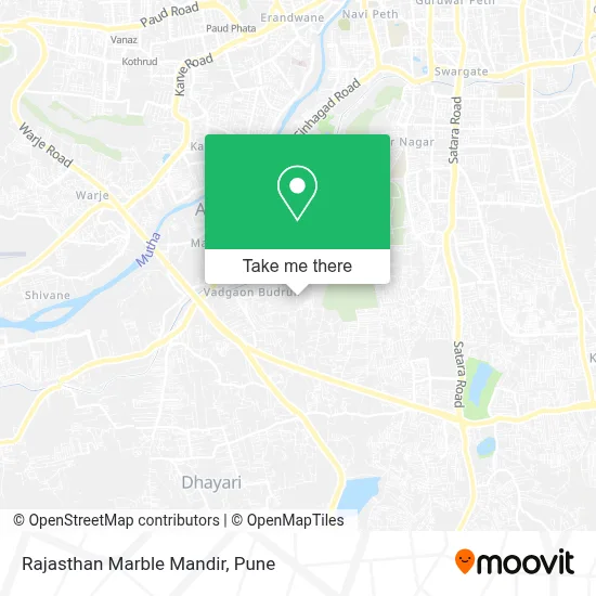 Rajasthan Marble Mandir map