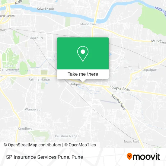 SP Insurance Services,Pune map