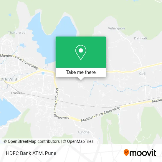 HDFC Bank Atm map