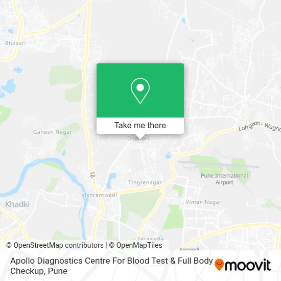 Apollo Diagnostics Centre For Blood Test & Full Body Checkup map