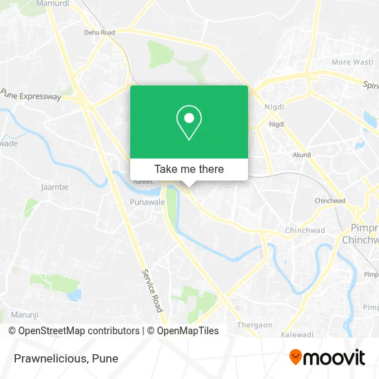 Prawnelicious map