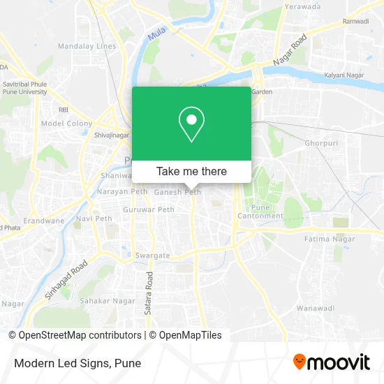 Modern Led Signs map