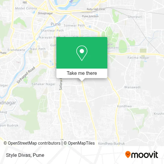 Style Divas map