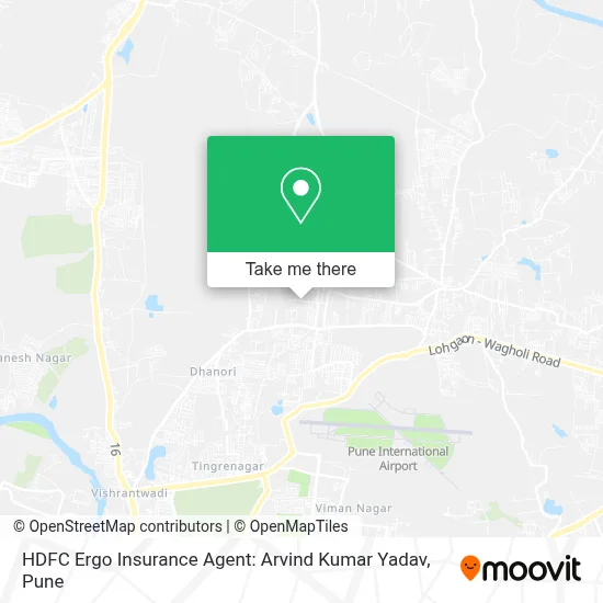 HDFC Ergo Insurance Agent: Arvind Kumar Yadav map