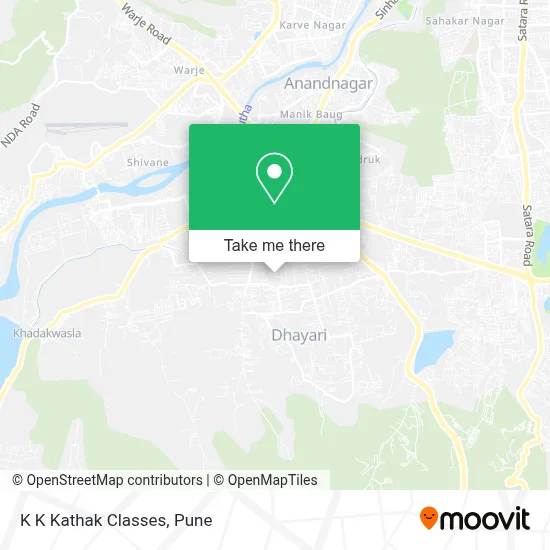 K K Kathak Classes map