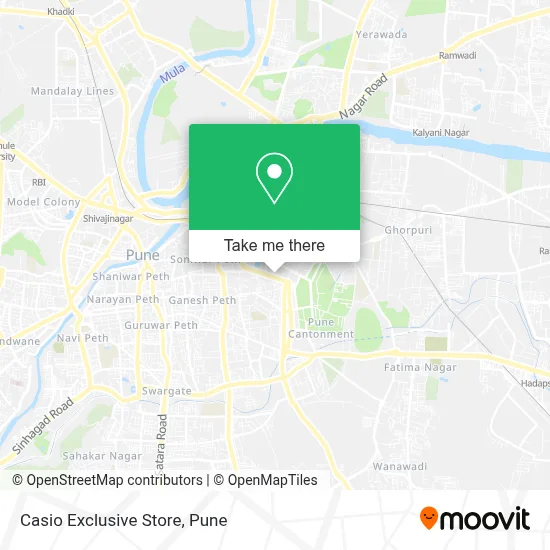 Casio Exclusive Store map