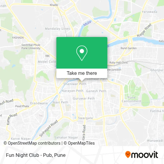 Fun Night Club - Pub map