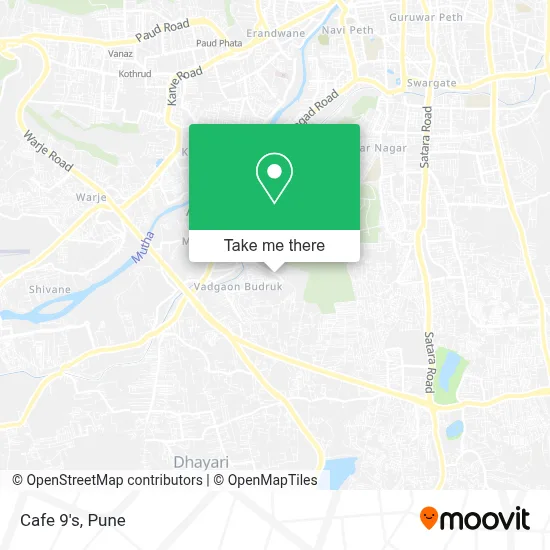 Cafe 9's map