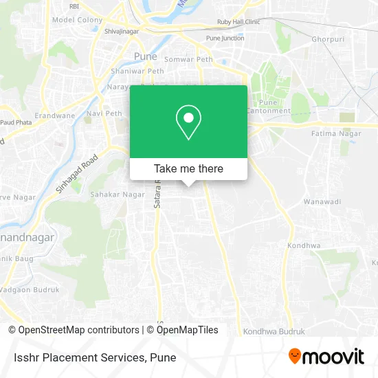 Isshr Placement Services map