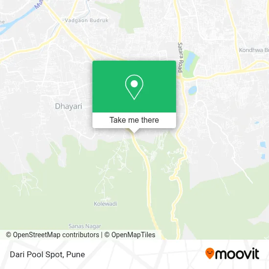 Dari Pool Spot map