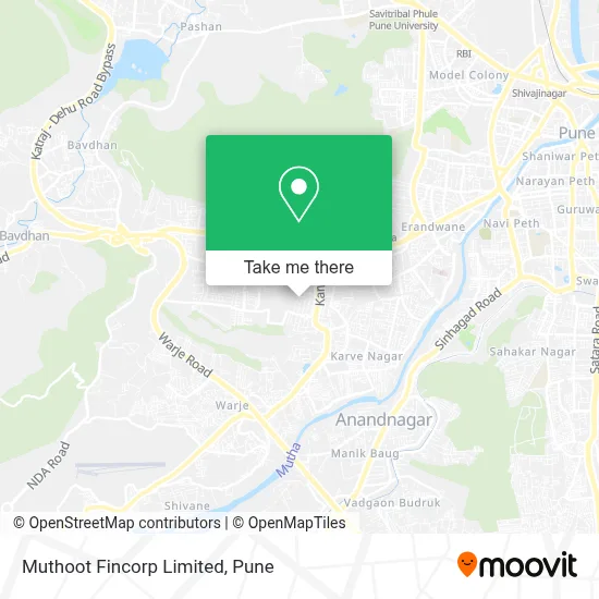 Muthoot Fincorp Limited map