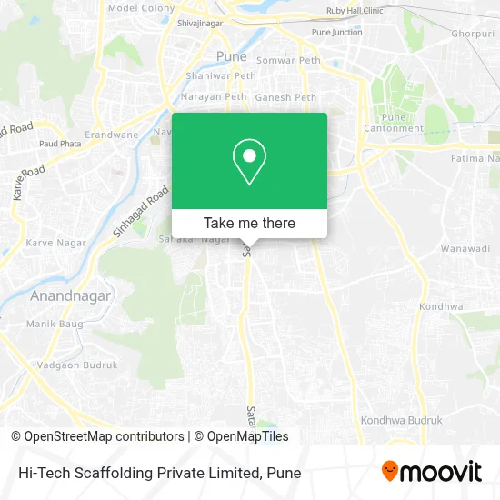 Hi-Tech Scaffolding Private Limited map
