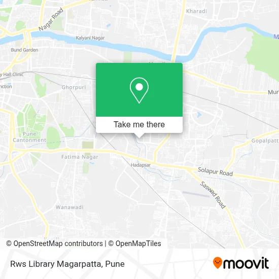 Rws Library Magarpatta map