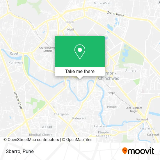 Sbarro map